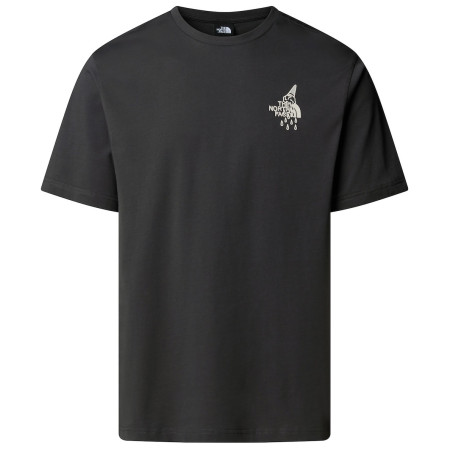 Camiseta de hombre The North Face U Powder Days Relaxed S/S Tee-Graphic gris oscuro Asphalt Grey
