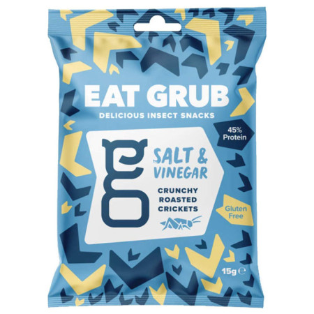Grillos tostados Eat Grub Salt and Vinegar