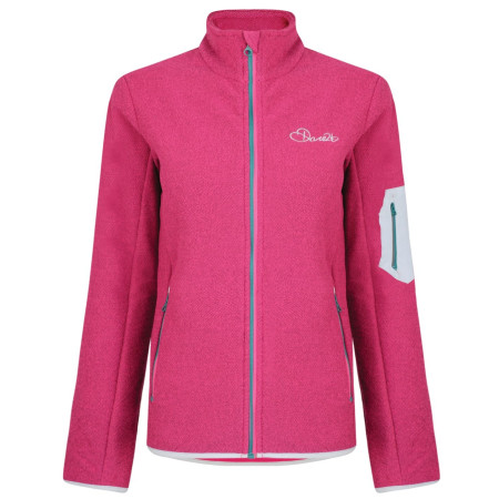 Sudadera de mujer Dare 2b Perimeter Fleece rosa Cyber Pink