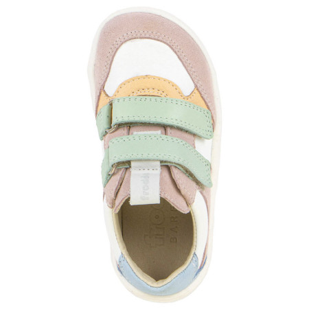 Zapatillas para niños Froddo Barefoot zeru spring White/Pink