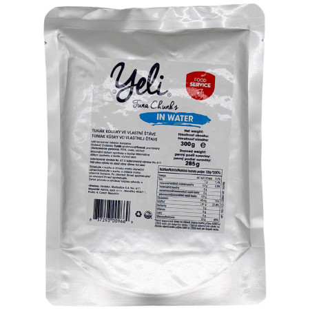 Comida de viaje Yeli Atún en trozos al natural (300g)