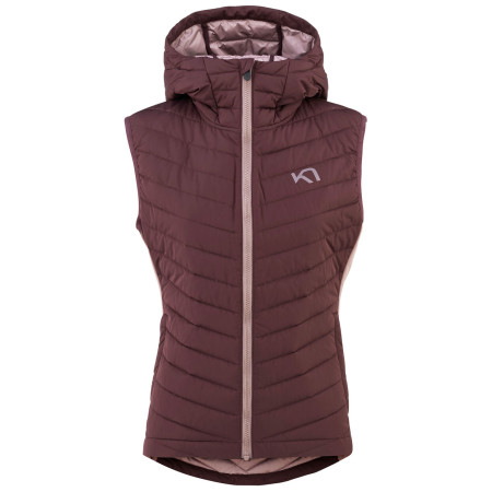 Chaleco de plumón para mujer Kari Traa Eva Down Vest marrón Syrup