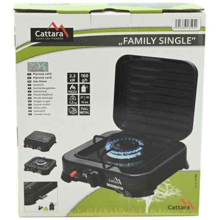 Hornillo de gas Cattara Traveler Family Single