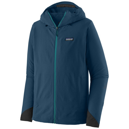 Chaqueta softshell de hombre Patagonia R1 TechFace Hoody azul oscuro Lagom Blue