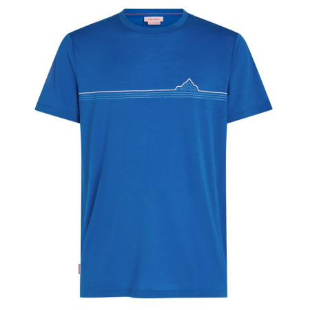 Camiseta de hombre Icebreaker Men Merino 150 Tech Lite SS Tee Range Stripes