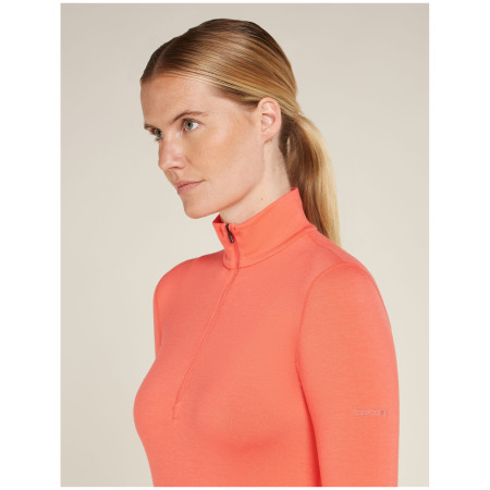 Camiseta de mujer Icebreaker W Mer Core Heavyweight LS Half Z
