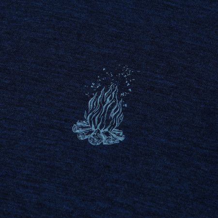 Camiseta de hombre Zulu Merino Fire 160 Short Comfy