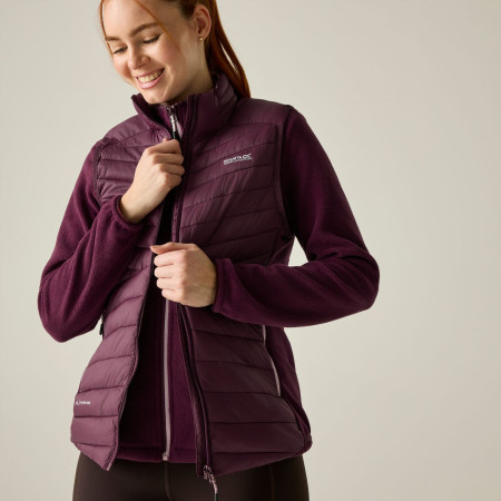 Chaleco de mujer Regatta Womens Leedre Hybrid B/W