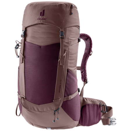 Mochila de mujer Deuter Futura 24 SL rosa/burdeos cassis-ashrose