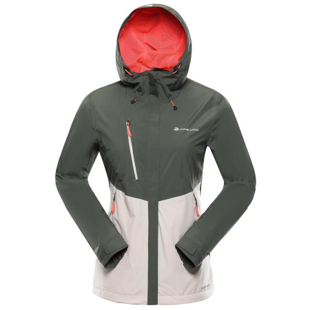 Chaqueta de mujer Alpine Pro Lanka verde Khaki