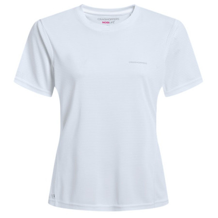 Camiseta funcional de mujer Craghoppers NosiLIfe SolarShield+ SS T-Shirt blanco White