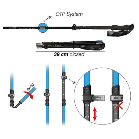 Bastones de senderismo Fizan RFP Touring
