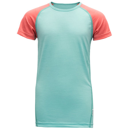 Camiseta para niños Devold Breeze Junior T-Shirt (2019) azul claro Aruba