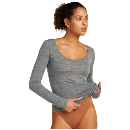 Camiseta de mujer Icebreaker W Siren LS Sweetheart