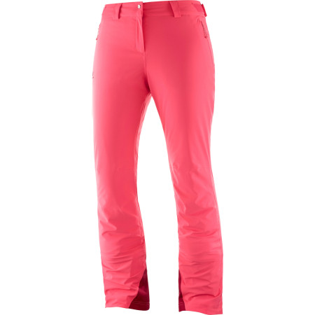 Pantalones de esquí para mujer Salomon Icemania Pant W rosa CalypsoCoral