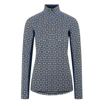 Camiseta funcional de mujer Kari Traa Rose Light Baselayer Half Zip