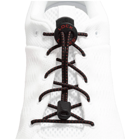 Cordones Lock Laces Original negro/rojo RK Pro Series