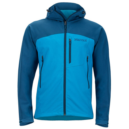 Chaqueta de hombre Marmot Estes Hoody azul TurkishTile/Denim