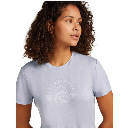 Camiseta funcional de mujer Icebreaker W Mer 150 Tech Lite SS Tee Sunrise Sumit