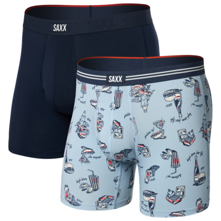 Calzoncillos bóxer Saxx Vibe Xtra Super Soft Bb Fly 2Pk