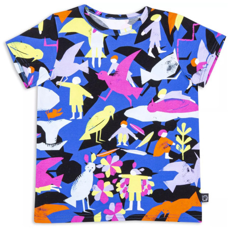 Camiseta para niños Wouki Bara Magenta