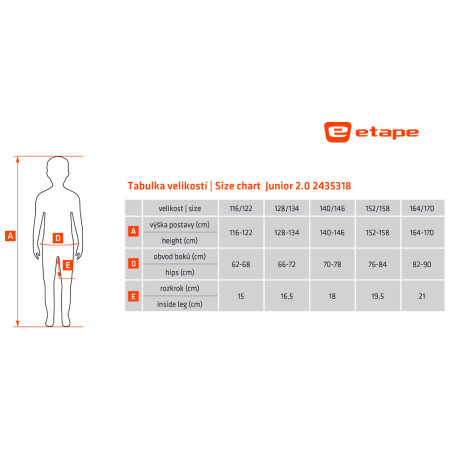 Pantalones cortos de ciclismo para niños Etape Junior 2.0