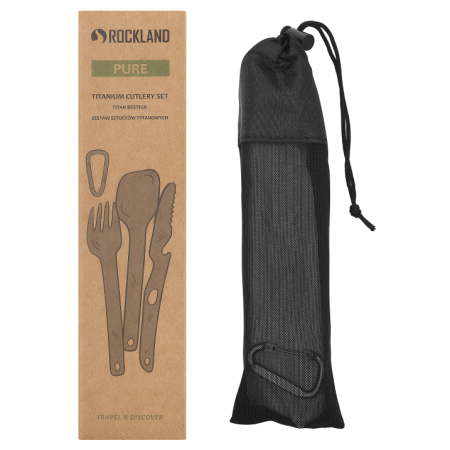 Juego de cubiertos Rockland Titanium Pure