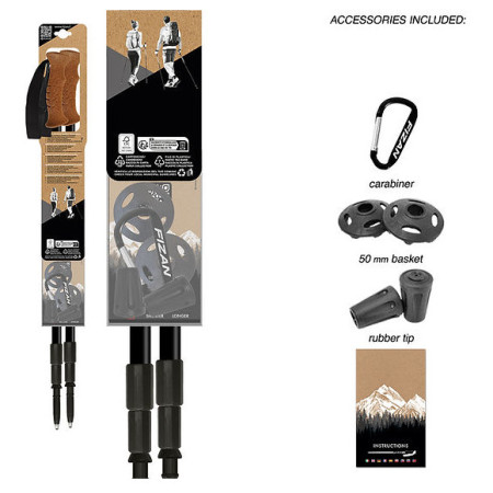 Bastones de senderismo Fizan Tierra