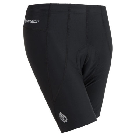 Pantalones cortos de ciclismo para mujer Sensor Cyklo Entry negro Black