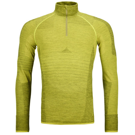 Sudadera funcional de hombre Ortovox 230 Competition Zip Neck amarillo dirty daisy