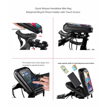 Funda estanca Swissten WATERPROOF BIKE HOLDER