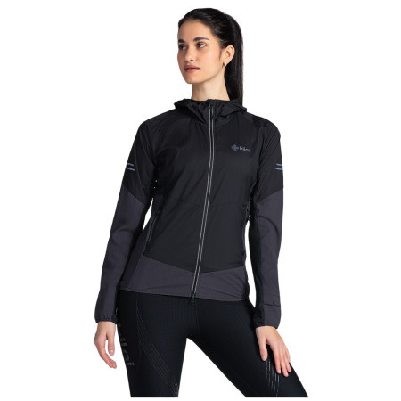 Chaqueta de mujer Kilpi Rayen negro/gris black
