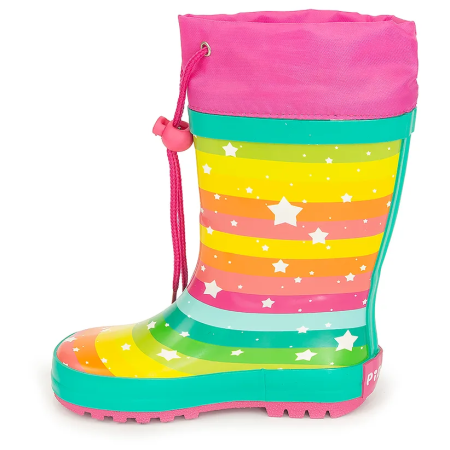 Botas de agua para niños Pidilidi Rainbow