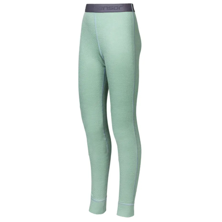 Calzoncillos funcionales para niños Sensor Merino DF Junior Basil Green verde claro Basil Green
