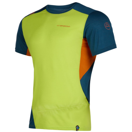 Camiseta de hombre La Sportiva Grip T-Shirt M amarillo Lime Punch/Storm Blue