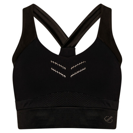 Sujetador deportivo Dare 2b Crystallize Bra negro Black