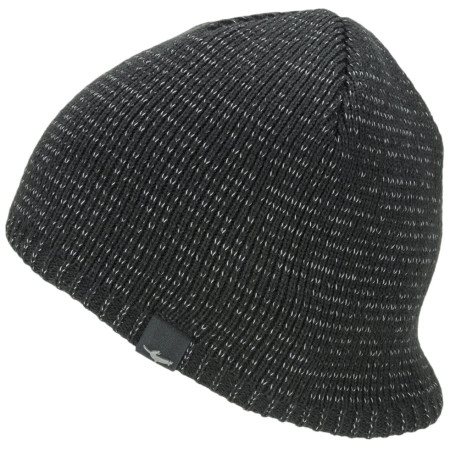 Gorro impermeable SealSkinz WP Cold Weather Reflective negro Black