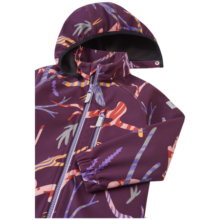 Chaqueta softshell para niños Reima Vantti Deep Purple