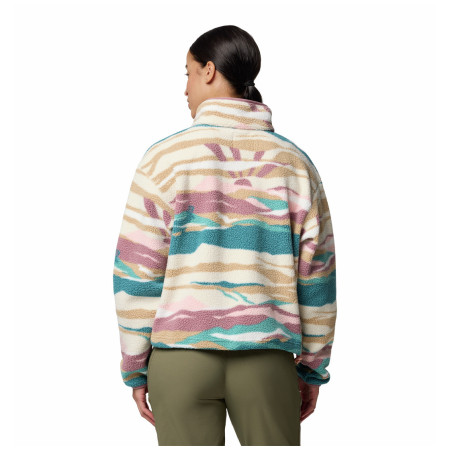 Sudadera de mujer Columbia Helvetia™ II Printed Cropped Half Snap
