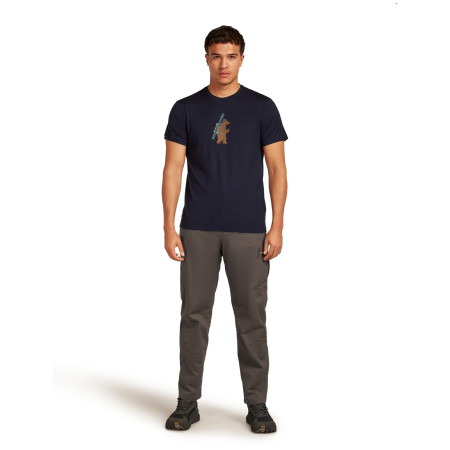 Camiseta de hombre Icebreaker Men Merino 150 Tech Lite Bear Tour