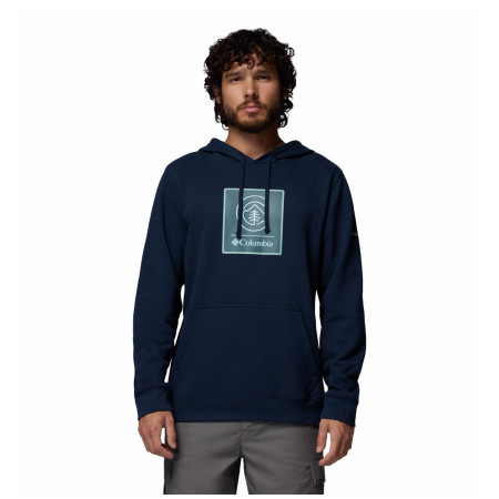 Sudadera de hombre Columbia Columbia Trek™ Graphic Hoodie azul oscuro Collegiate Navy, Linework C Badge