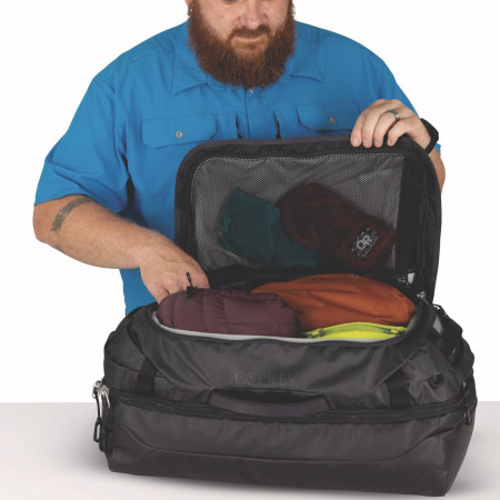 Bolsa de viaje Osprey Transporter Squffel 44
