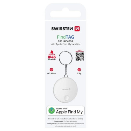 Localizador Swissten FindTag GPS Locator (with Apple Find My function)