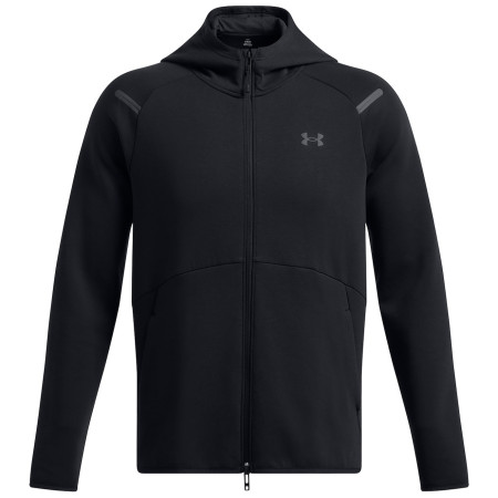 Chaqueta de hombre Under Armour Unstoppable Flc Fz Hd Eu negro Black / / Black