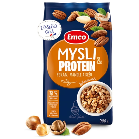 Müsli Emco Protein muesli nuez pecana/almendra/anacardo 500g