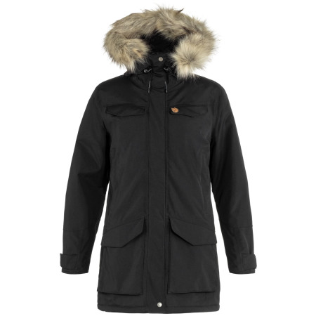 Chaqueta de mujer Fjällräven Nuuk Parka W negro Black