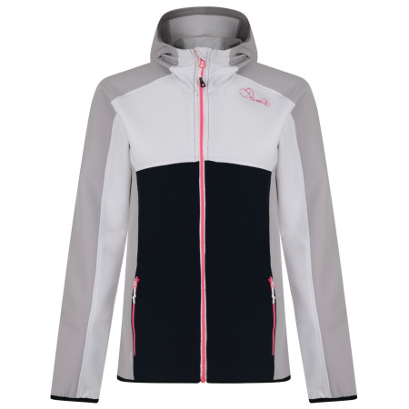 Chaqueta de mujer Dare 2b Demure Softshell blanco/negro Slvflsh/Whte