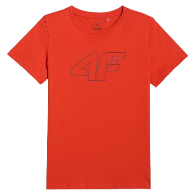 Camiseta para niños 4F Tshirt M2417 rojo RED