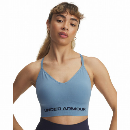 Sujetador deportivo Under Armour Vanish Seamless Low Bra azul/gris Blue