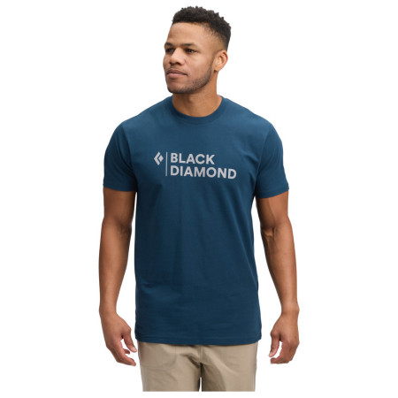 Camiseta de hombre Black Diamond M Mini Stacked Ss Tee